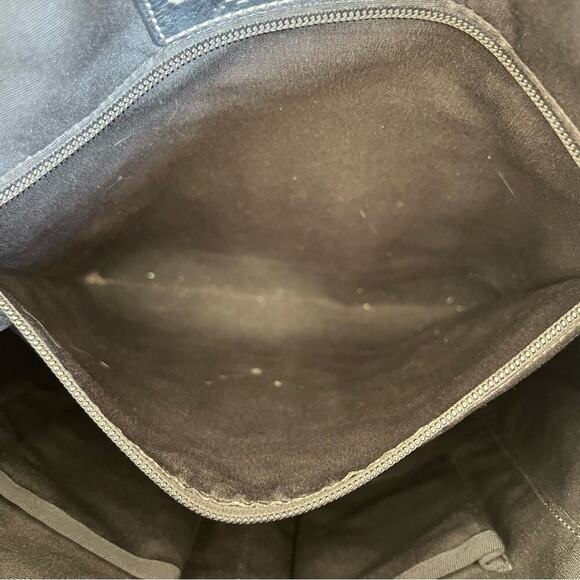 Coach Heritage Web Leather Foldover Tote - Picture 13 of 14